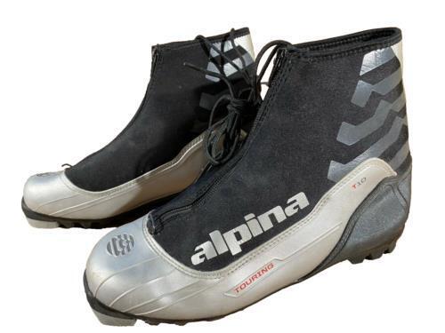 Alpina T10 Nordic Cross Country Ski Boots Size EU41 US8 NNN bindings