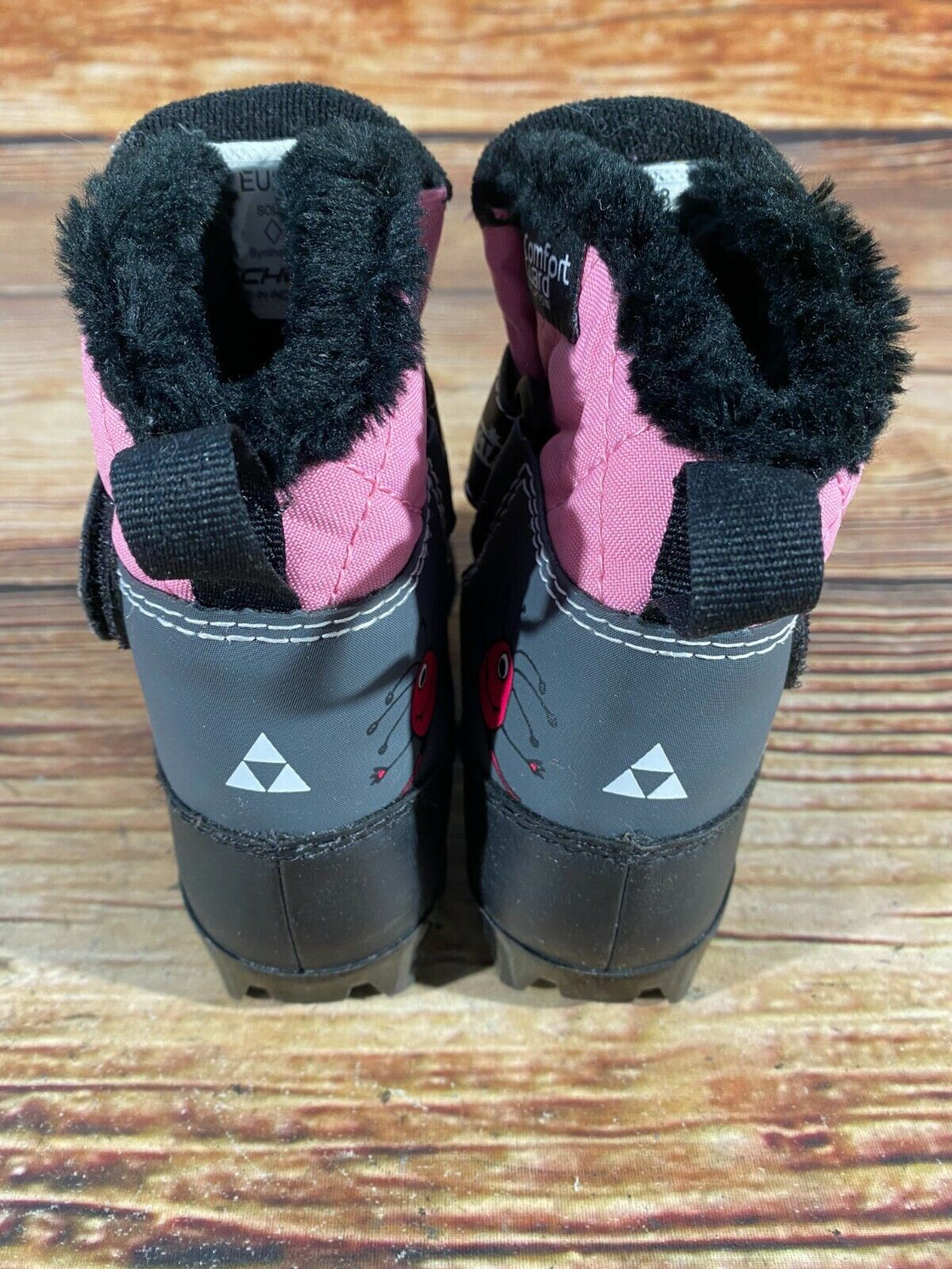 Fischer Snow Star Kids Nordic Cross Country Ski Boots Size EU28 US10.5 NNN F-90