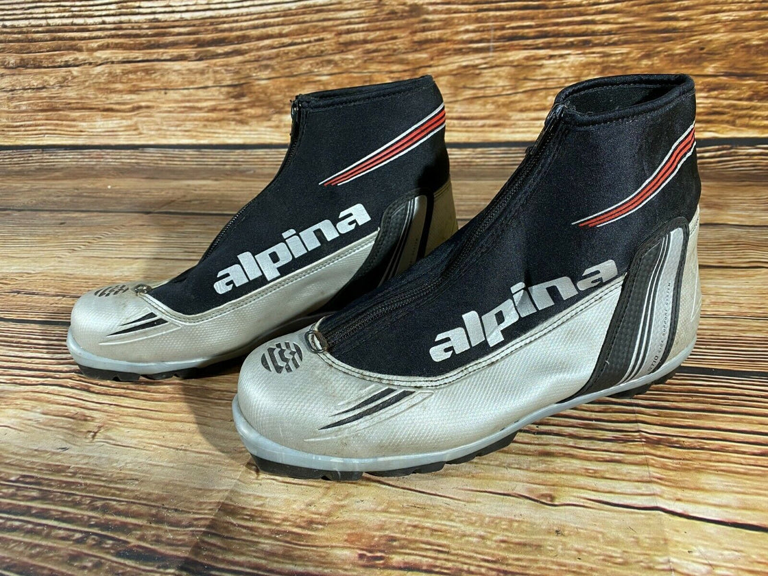 Alpina ST10 Nordic Cross Country Ski Boots Size EU42 US9 NNN bindings 787