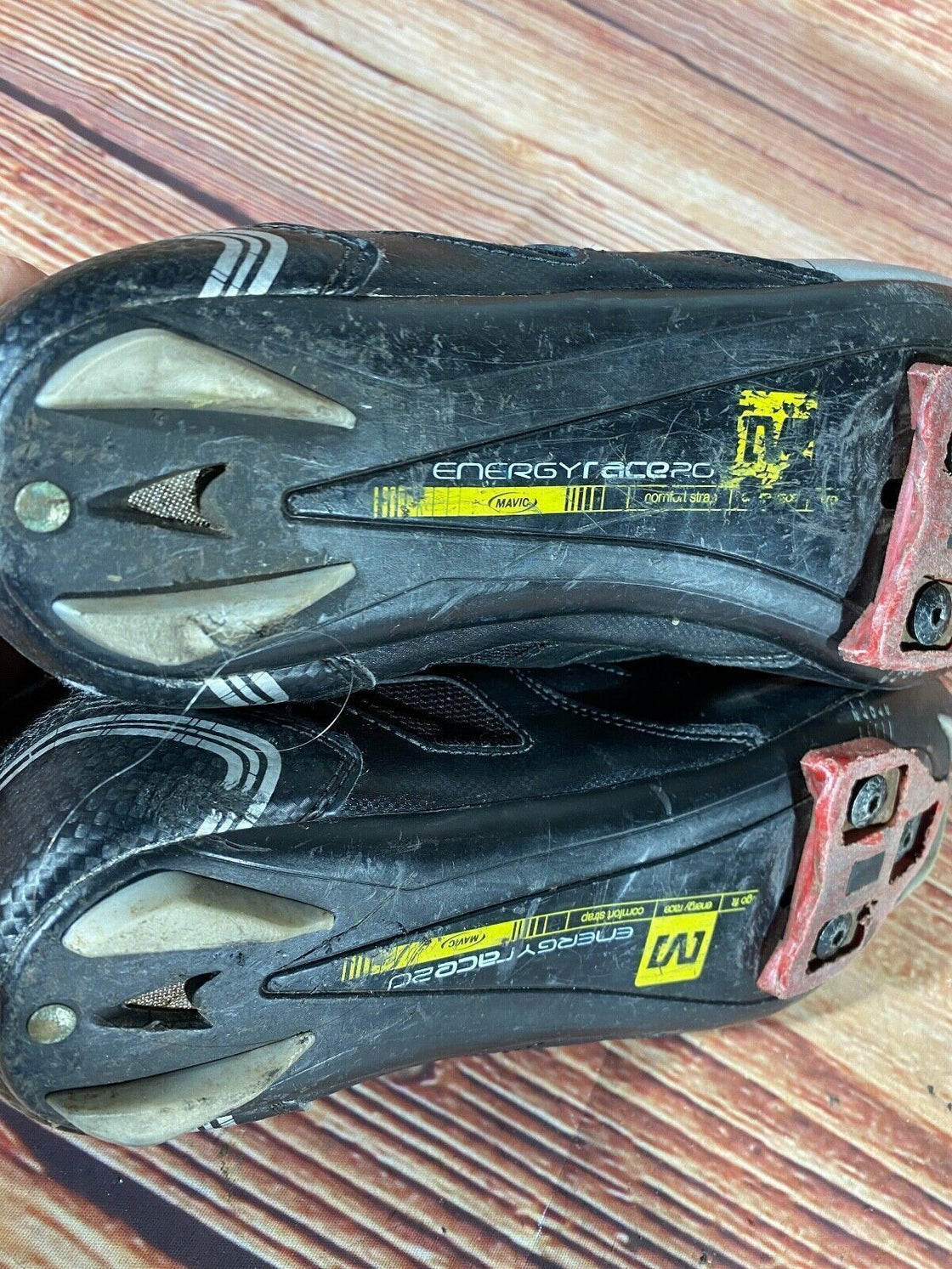 MAVIC Carbon Road Cycling Shoes 3 Bolts Unisex Size EU45 1/3  US11 Mondo 290