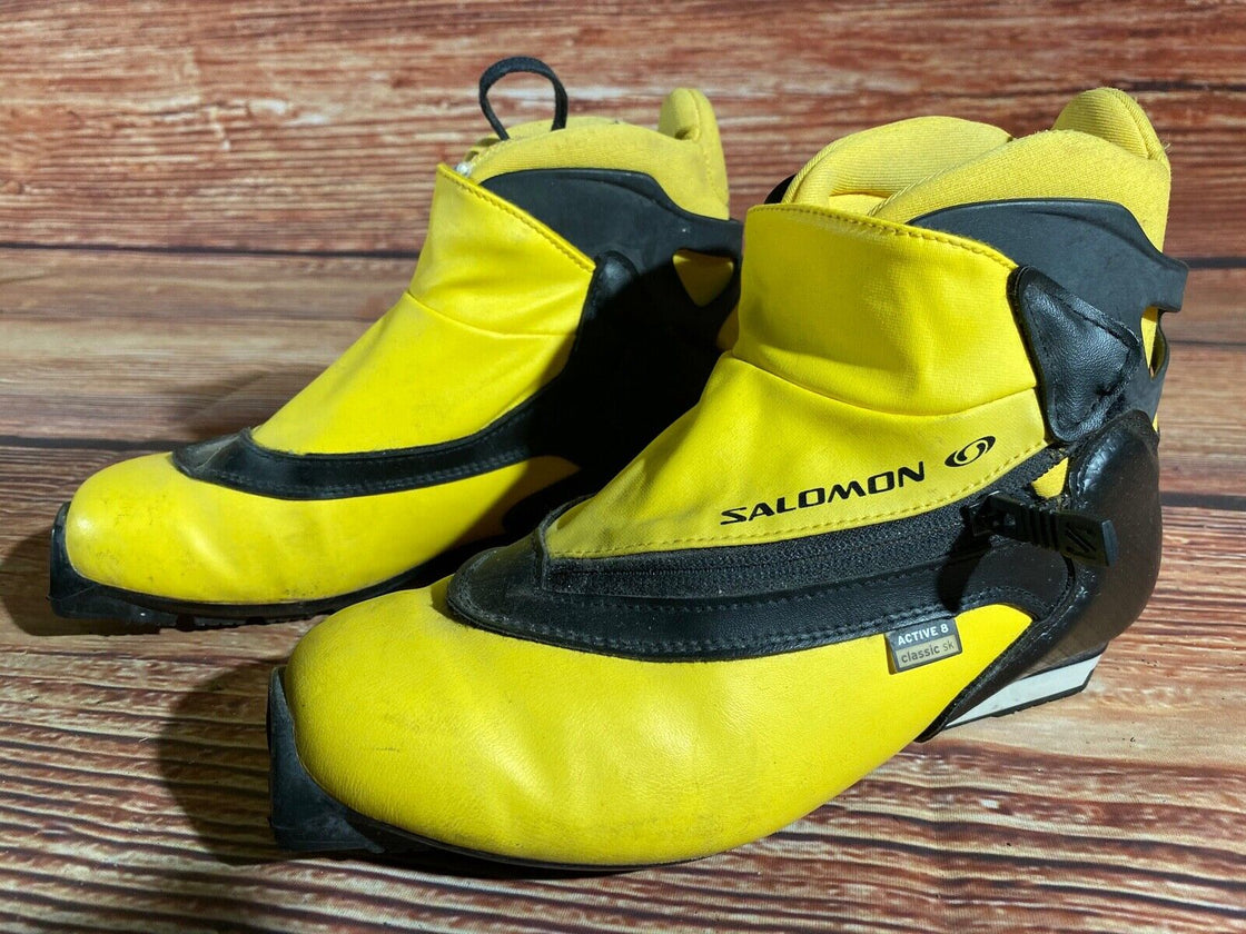 Salomon Active 8 Nordic Cross Country Ski Boots Size EU39 1/3 US6.5 SNS Profil