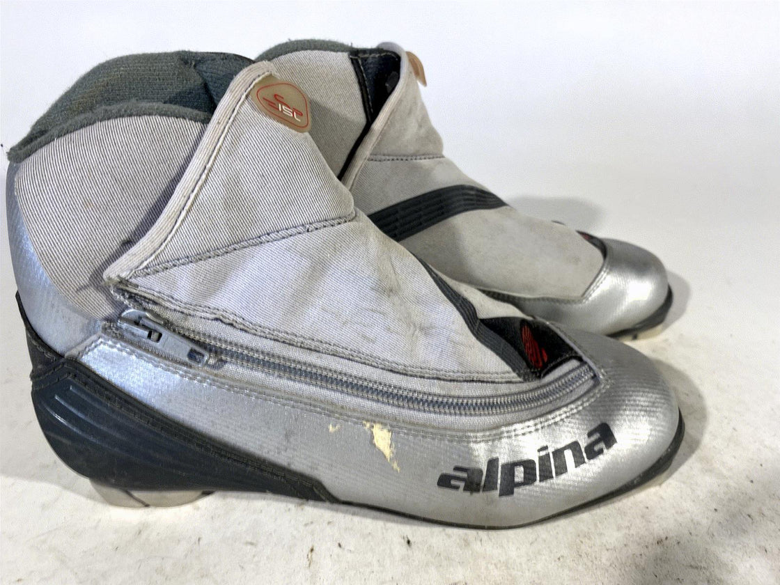 Alpina SP15L Classic Nordic Cross Country Ski Boots Size EU37 US6 for NNN 632