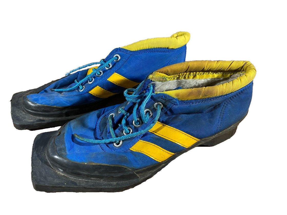 MEXI Vintage Cross Country Ski Boots Kandahar Cable Bindings EU39 US6