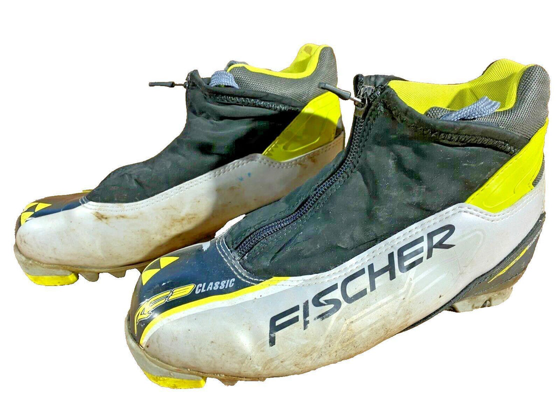 Fischer RC3 Classic Nordic Cross Country Ski Boots Size EU38 US6 NNN