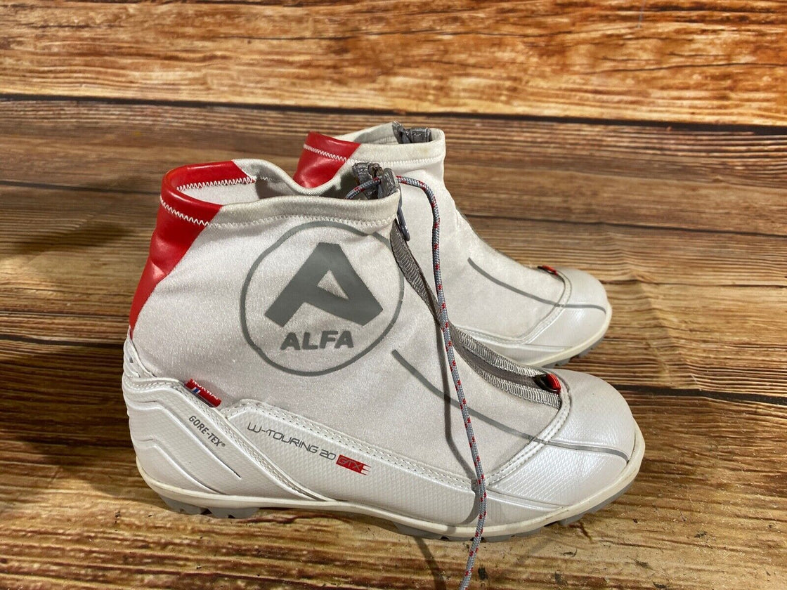Alfa Nordic Cross Country Ski Boots Vintage for NNN Size EU39, US6.5