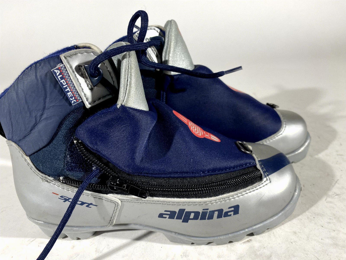 Alpina 311 Nordic Cross Country Ski Boots Size EU35 US3.5 NNN 823