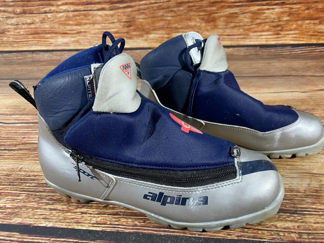 Alpina 311 Nordic Cross Country Ski Boots Size EU40 for NNN bindings 926