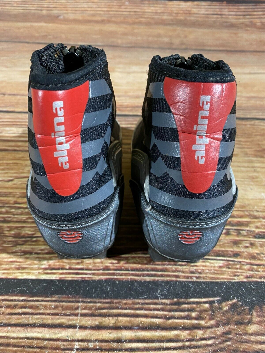 Alpina T10jr Kids Nordic Cross Country Ski Boots Size EU27 US9.5 for NNN A-23