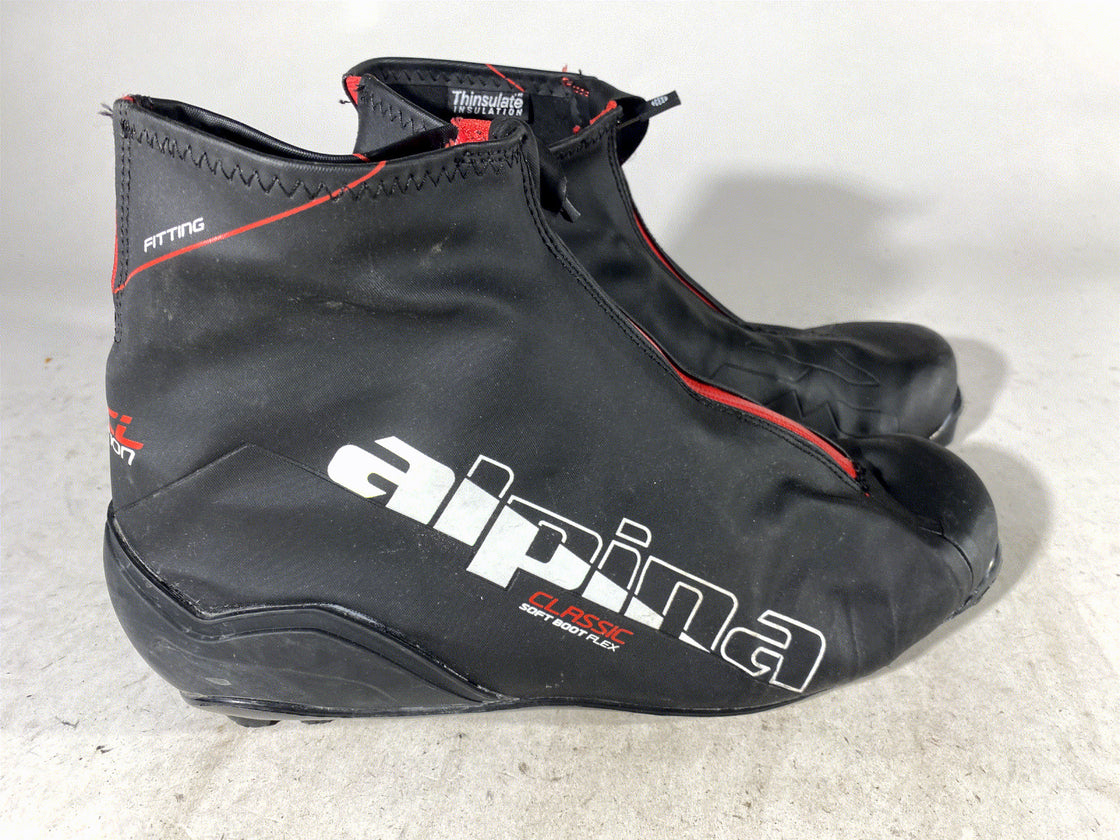Alpina CCL Racing Nordic Cross Country Ski Boots Size EU44 US10.5 for NNN