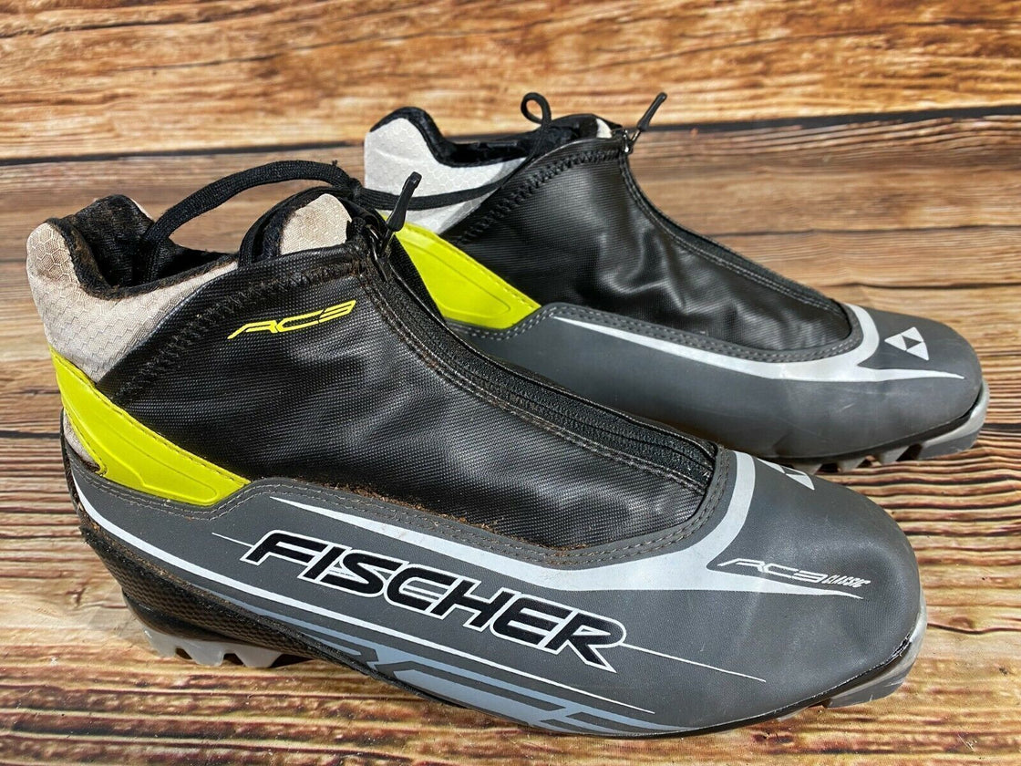 FISCHER RC3 Cross Country Ski Boots Size EU43 US9.5 NNN bindings