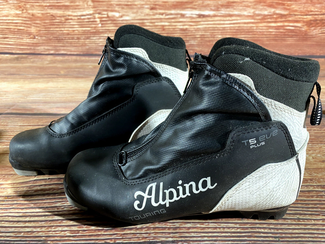 Alpina T5 Eve Nordic Cross Country Ski Boots Size EU38 US6 for NNN
