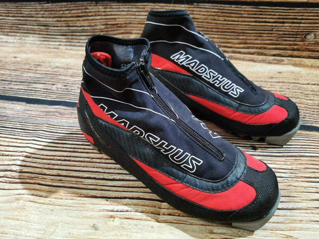 Madshus Hyper X Nordic Cross Country Ski Boots Size EU38 US6 NNN bindings