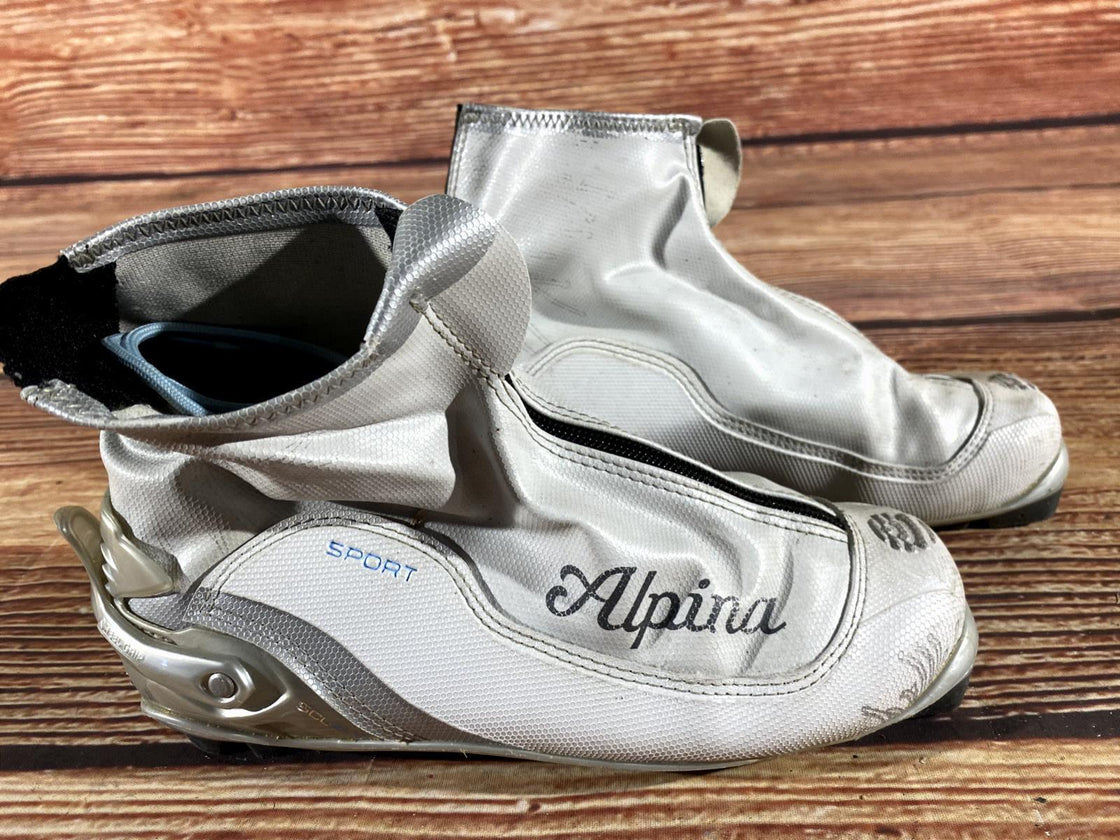 Alpina SCL Racing Nordic Cross Country Ski Boots Size EU37 US5.5 for NNN 970