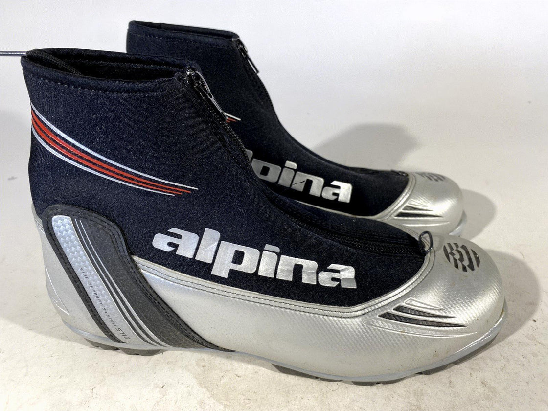 Alpina ST10 Nordic Cross Country Ski Boots Size EU42 US9 for NNN 854