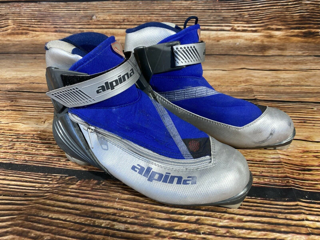 Alpina SP25 Nordic Cross Country Ski Boots Size EU40 US7.5 for NNN