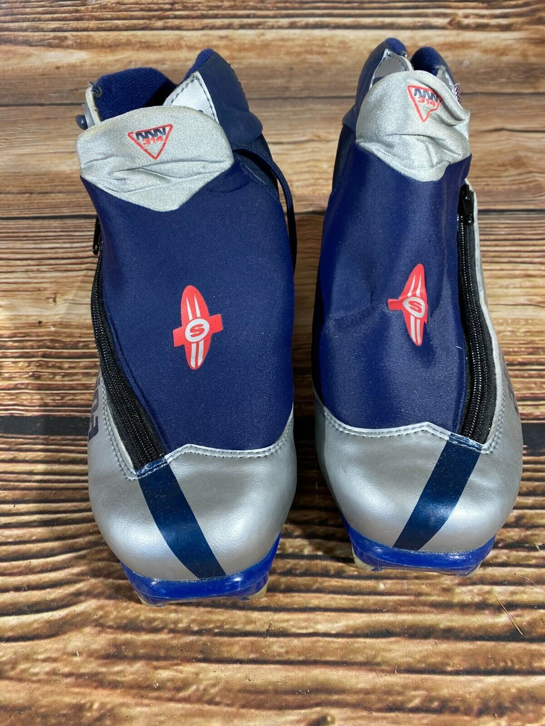 Alpina 314 Nordic Cross Country Ski Boots Combi Size EU42 US9 NNN 587