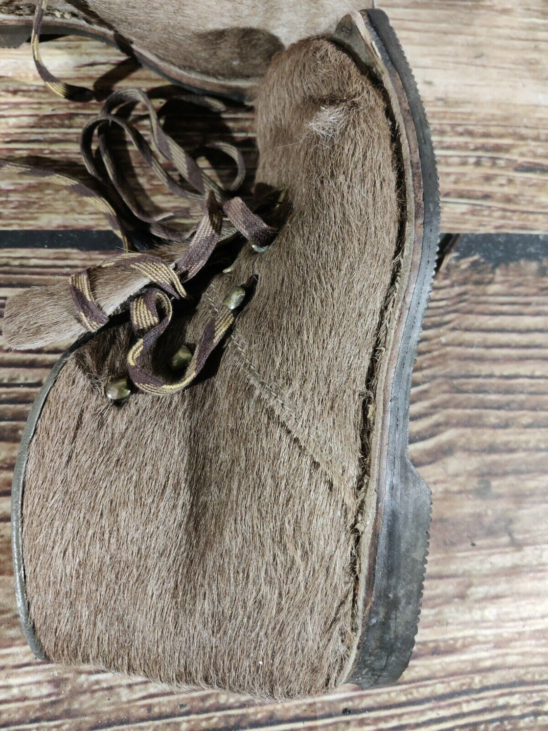 NORRONA Vintage Cross Country Ski Boots Kandahar Old Cable Binding EU40 US6