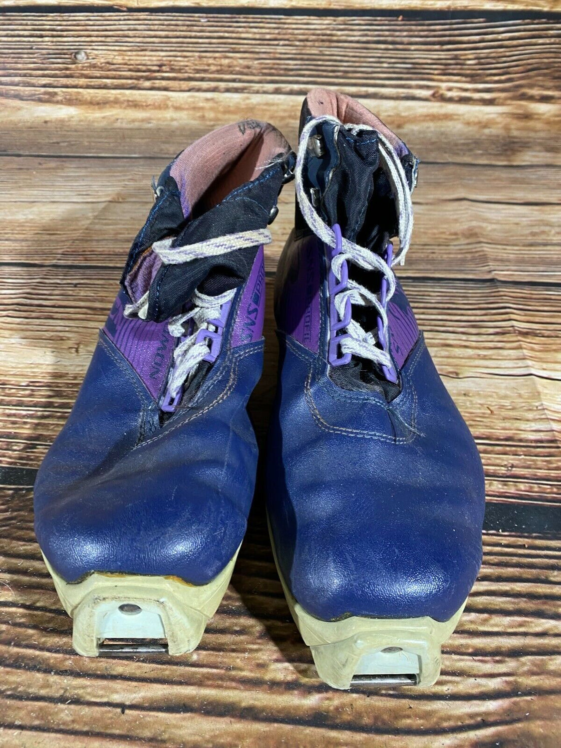 SALOMON 361 SR Nordic Cross Country Ski Boots Size EU44 US10.5 SNS profil
