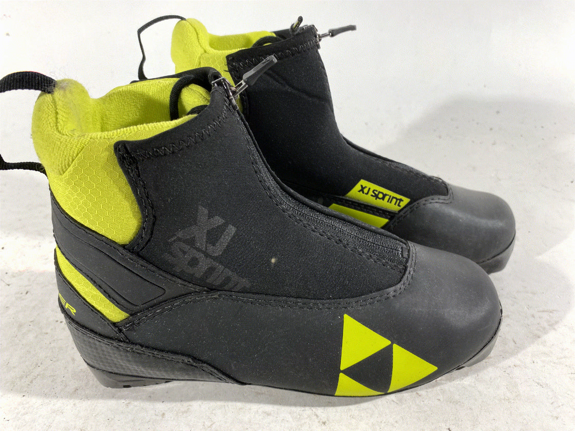 Fischer XJ Sprint Classic Nordic Cross Country Ski Boots Size EU37 US5 NNN 384