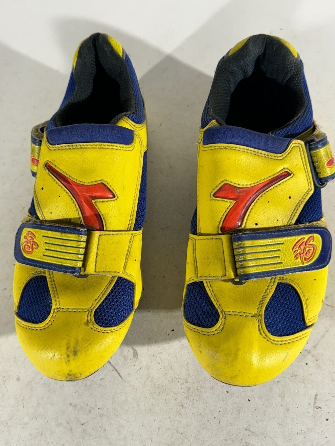 DIADORA Vintage Cycling Road Shoes EU42 US8 UK7 Mondo 258 cs524