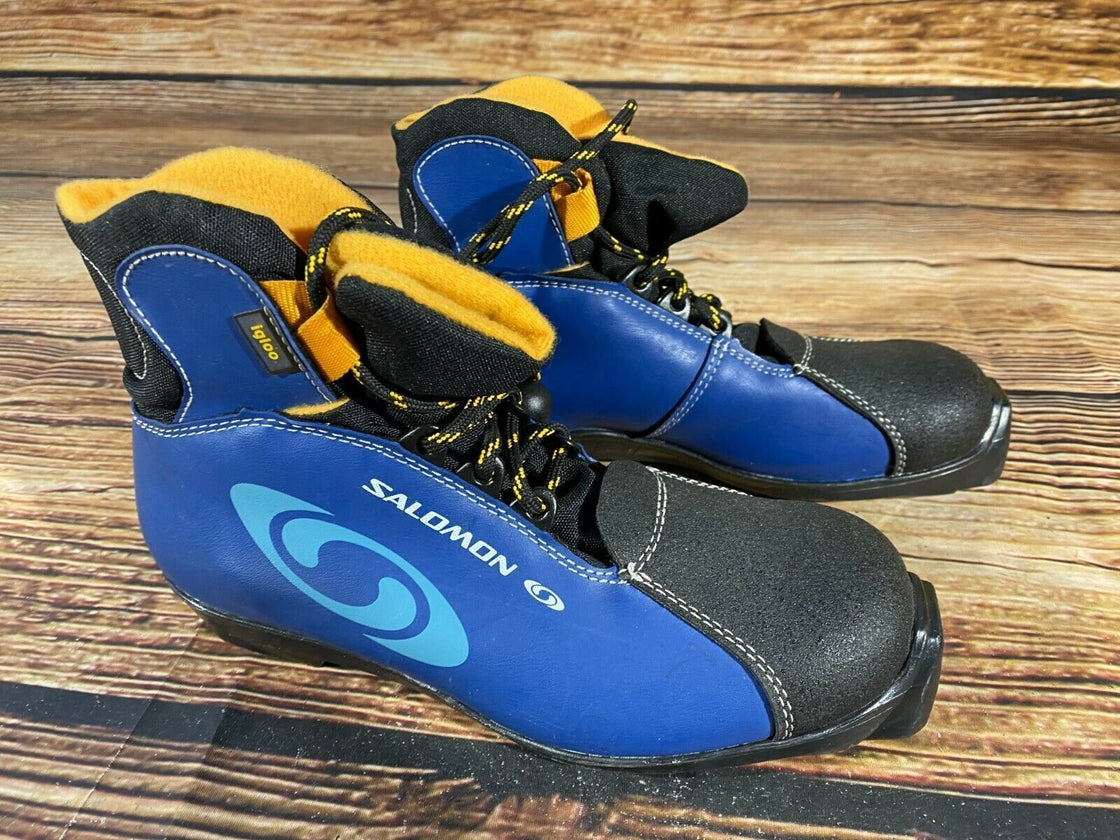 SALOMON Igloo Nordic Cross Country Ski Boots Size EU37 US4.5 SNS profil