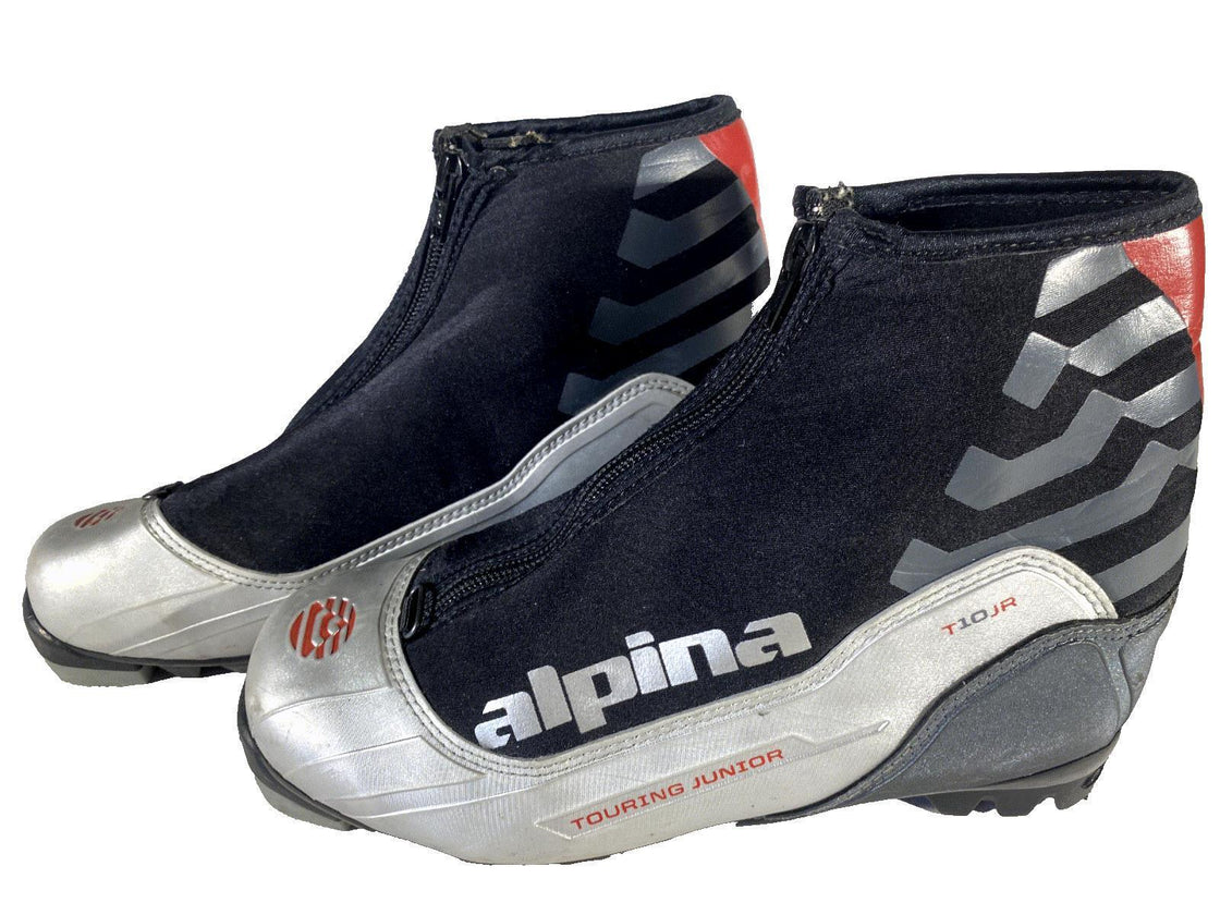 Alpina T10jr Nordic Cross Country Ski Boots Size EU38 US6 for NNN
