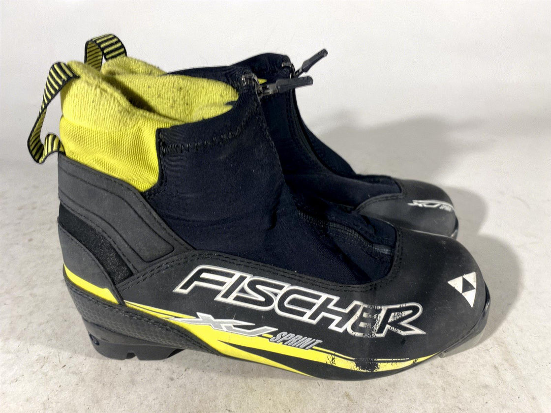 Fischer XJ Sprint Classic Nordic Cross Country Ski Boots Size EU37 US5 NNN