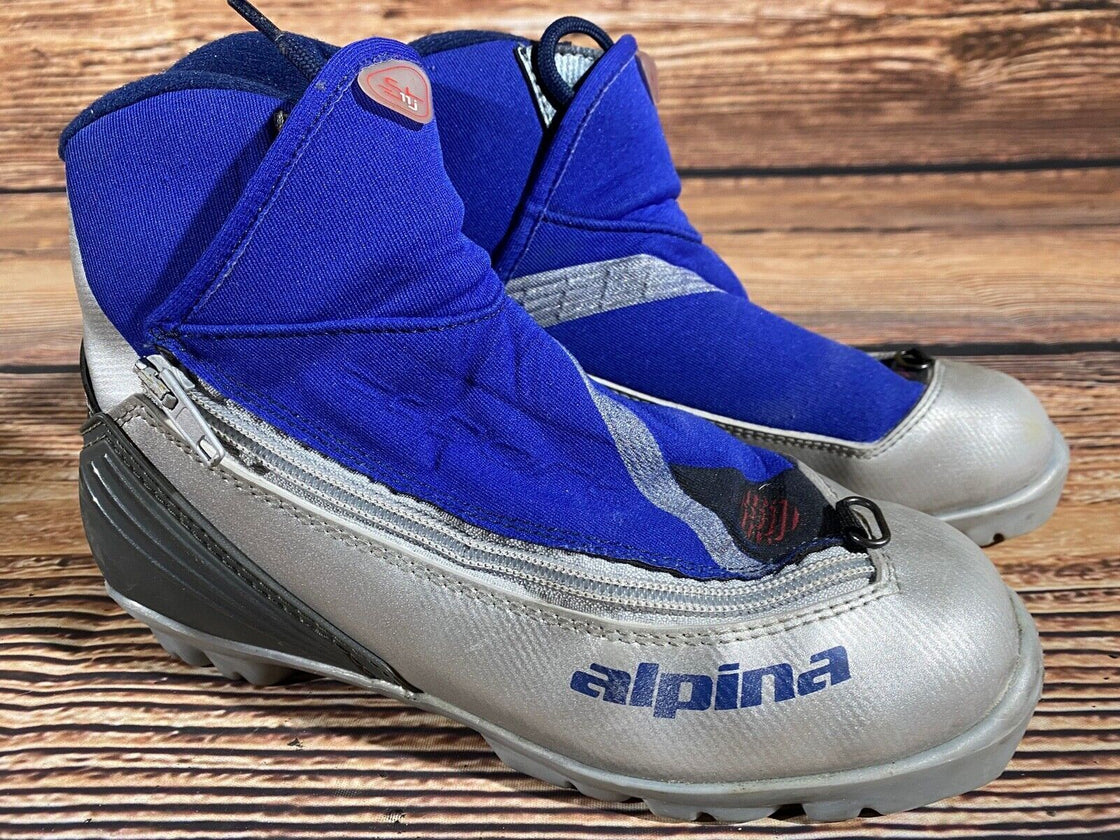 Alpina ST11j Nordic Cross Country Ski Boots Size EU36 US4.5 for NNN