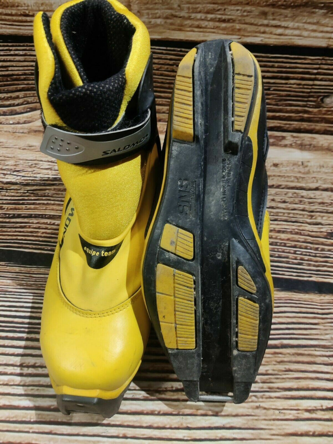 SALOMON Team Equipe Combi Cross Country Ski Boots Size EU38 US6 SNS Profil