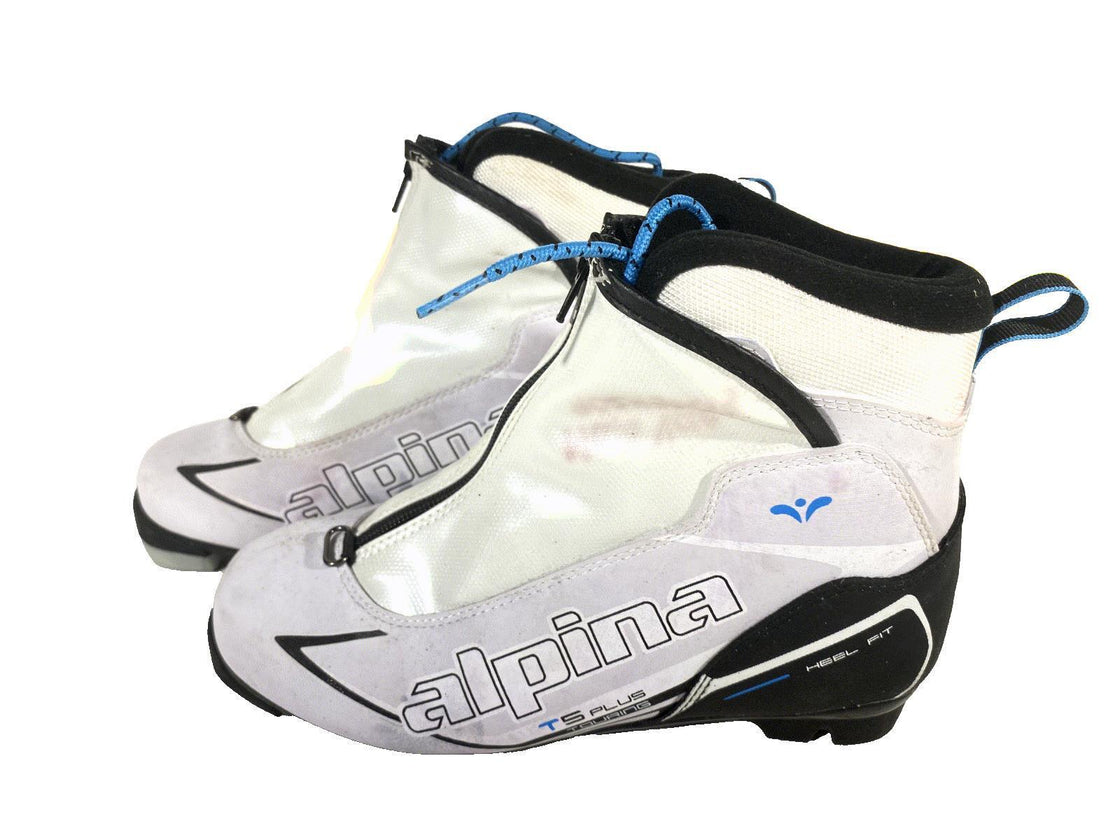 Alpina T5Plus Nordic Cross Country Classic Ski Boots Size EU37 US5.5 for NNN 96