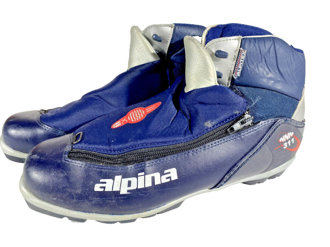 Alpina 311 Nordic Cross Country Ski Boots Size EU46 for NNN bindings