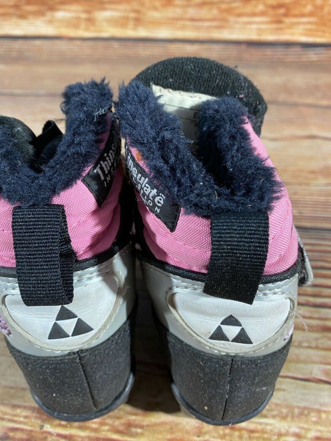Fischer Snow Star Kids Nordic Cross Country Ski Boots Size EU25 US8.5 NNN F-205