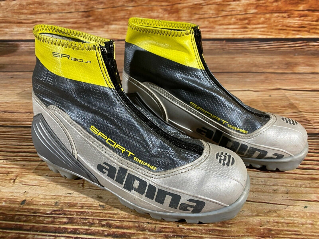 Alpina SR20 JR Nordic Cross Country Ski Boots Size EU36 US4.5 for NNN
