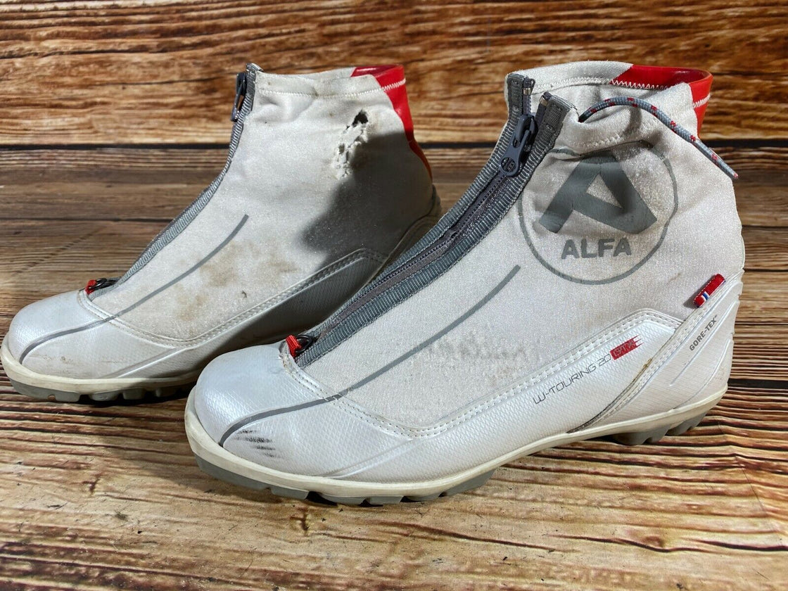 Alfa Touring 20 Gore-tex Nordic Cross Country Ski Boots Size EU41 NNN Rottefella