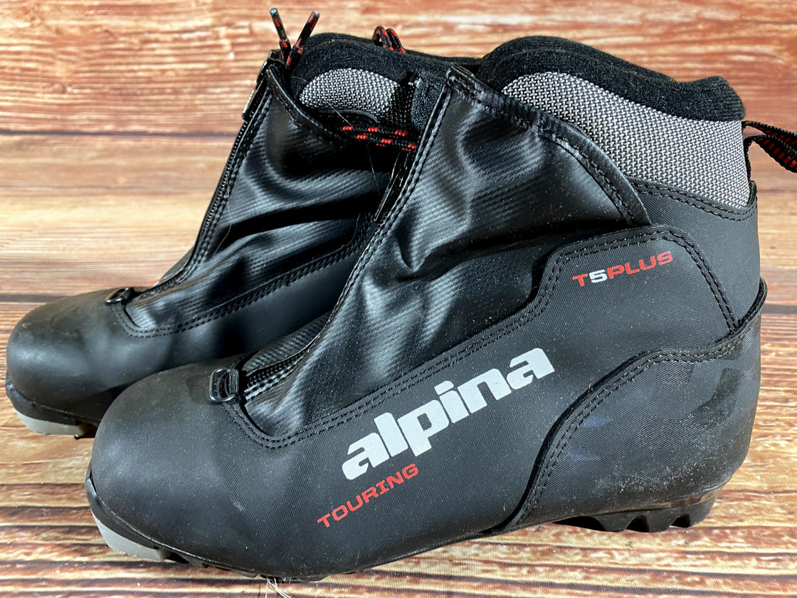 Alpina T5 Plus Nordic Cross Country Ski Boots Size EU38 US6 for NNN