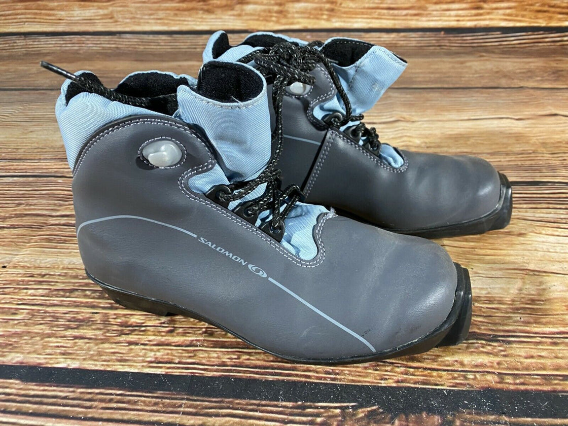SALOMON Nordic Cross Country Ski Boots Size EU38 US6.5 SNS profil