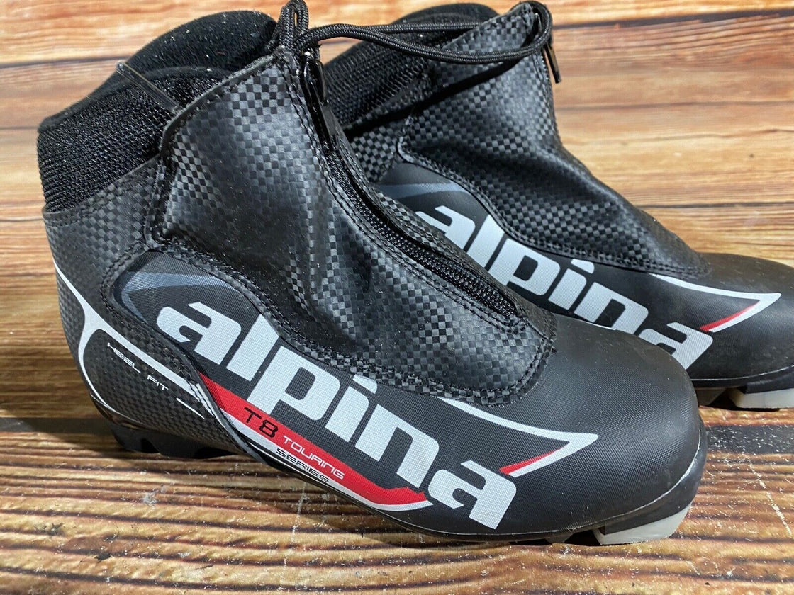 Alpina T8 Kids Nordic Cross Country Ski Boots Size EU36 US4.5 NNN A-769