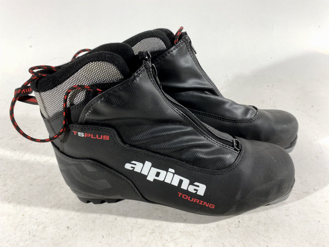 Alpina T5Plus Nordic Cross Country Ski Boots Size EU44 US10.5 for NNN 371