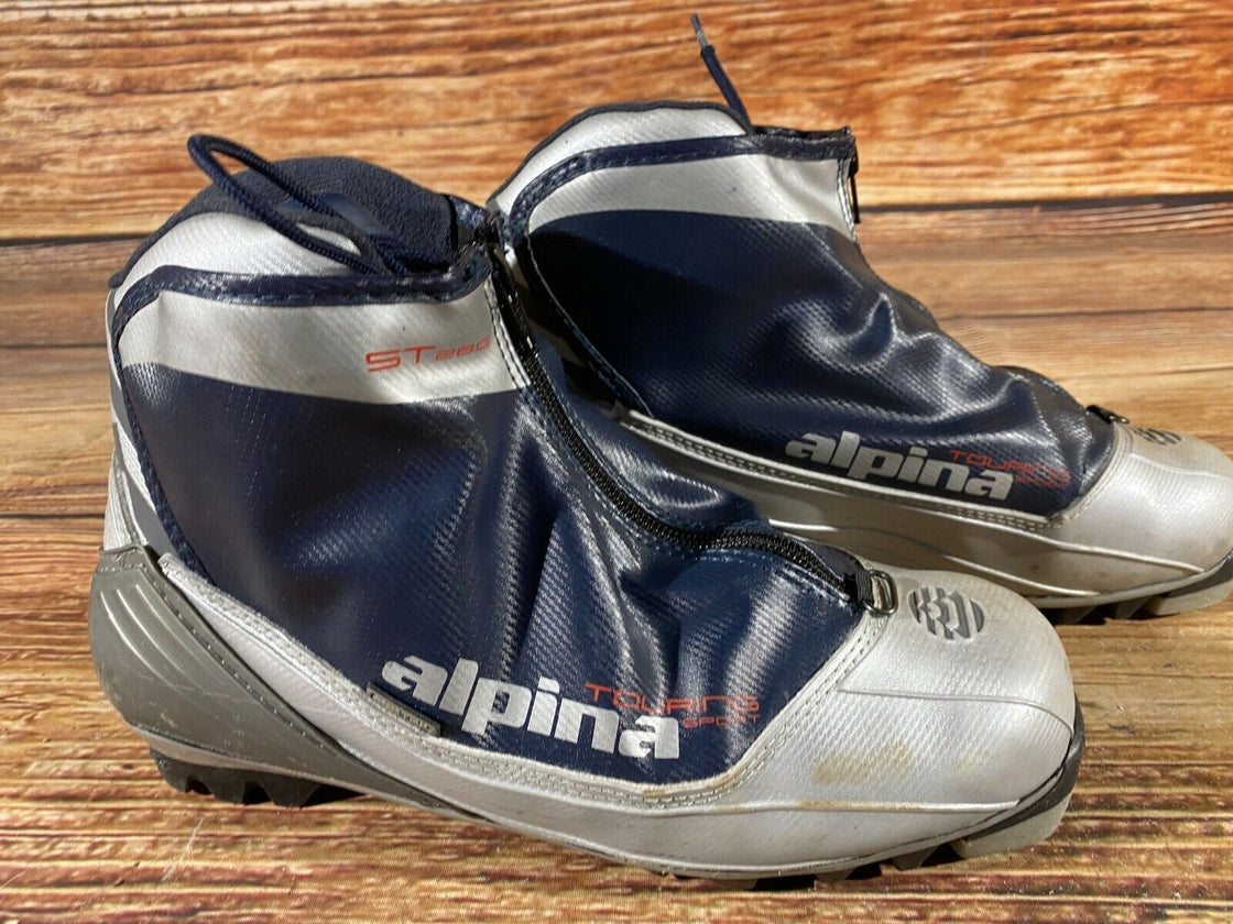 Alpina ST28G Nordic Cross Country Ski Boots Size EU41 US8 for NNN 947
