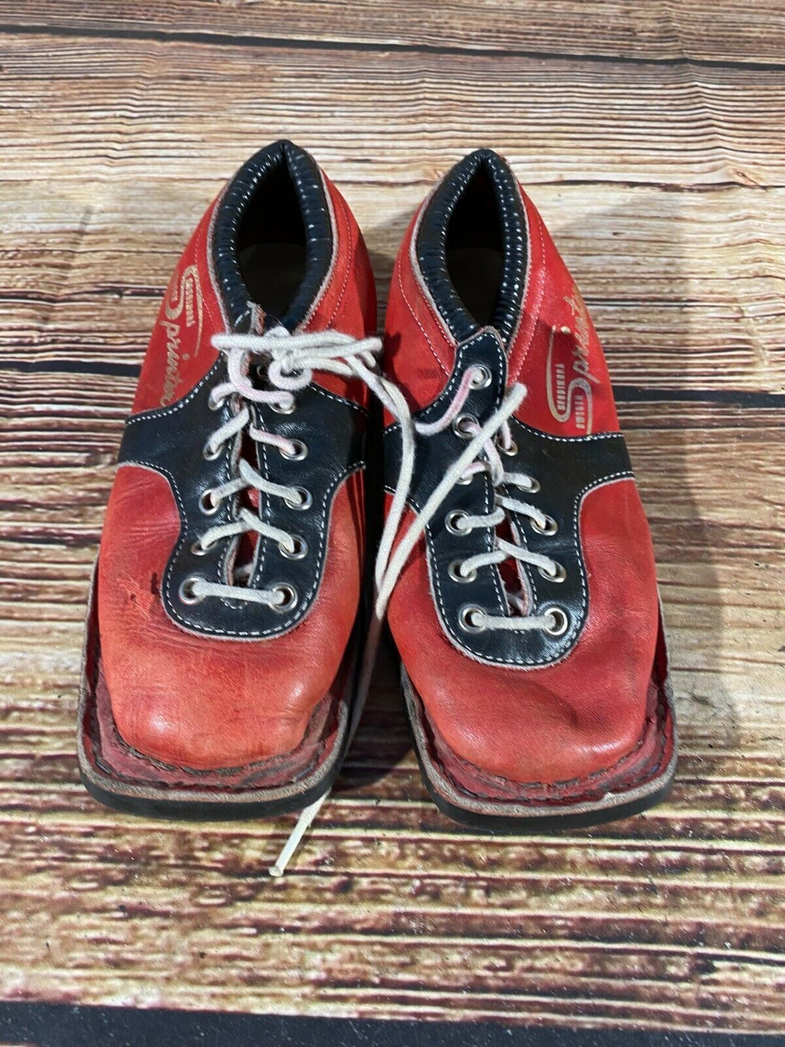 NORDINGRA Vintage Cross Country Ski Boots Kandahar Old Cable Bindings EU37 US5