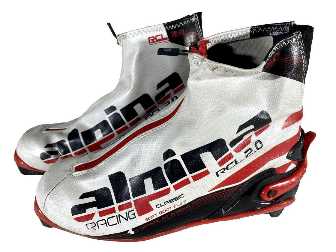 Alpina RCL Classic Nordic Cross Country Ski Boots Size EU38 US6 for NNN 702