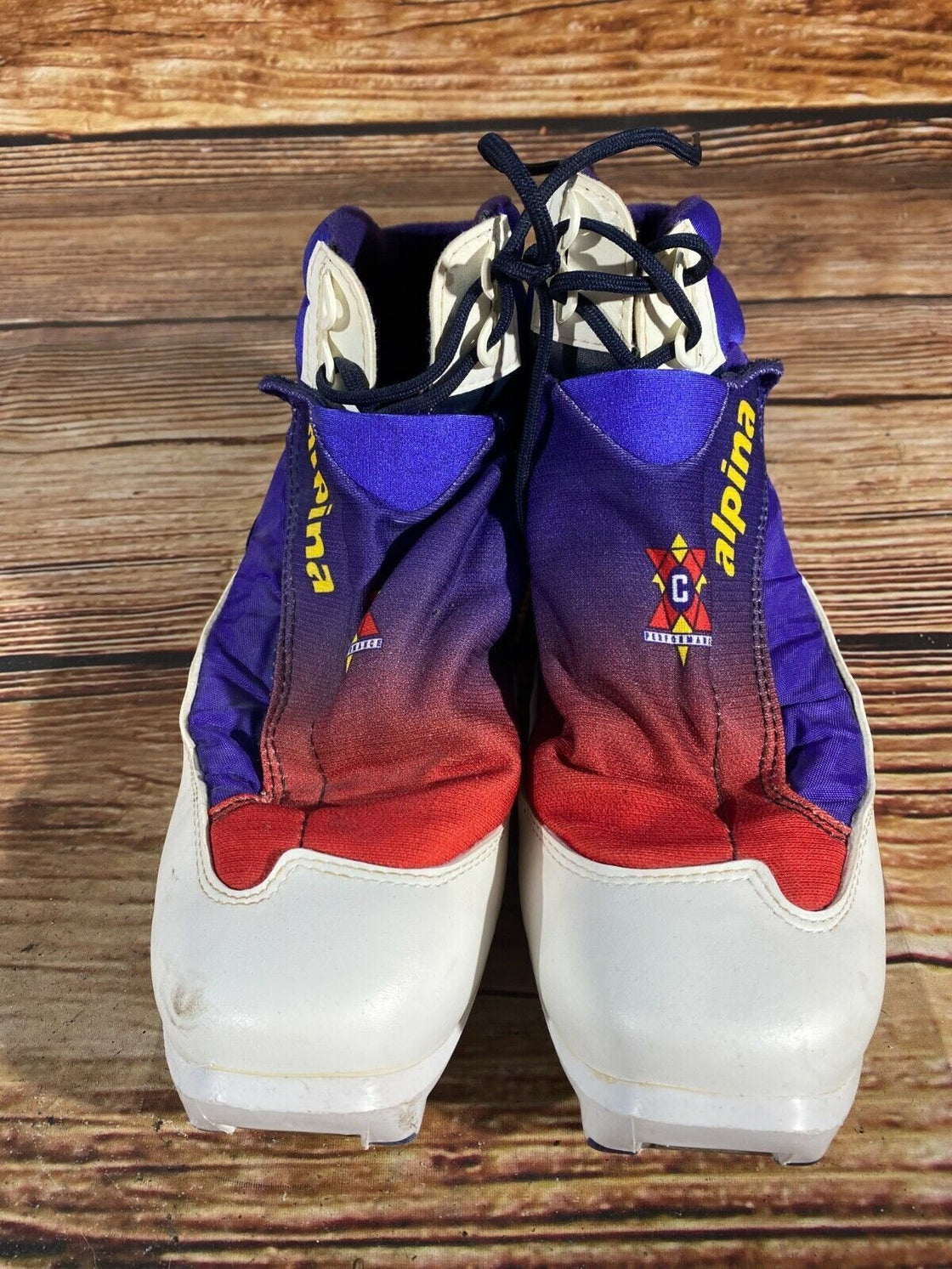 Alpina 311 Nordic Cross Country Ski Boots Size EU43 US10.5 NNN bindings 596