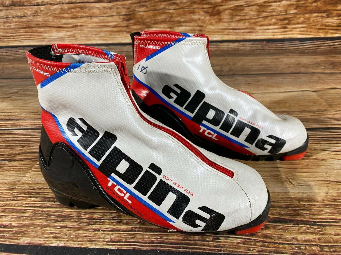 Alpina TCL Nordic Cross Country Ski Boots Size EU37 US5 NNN bindings