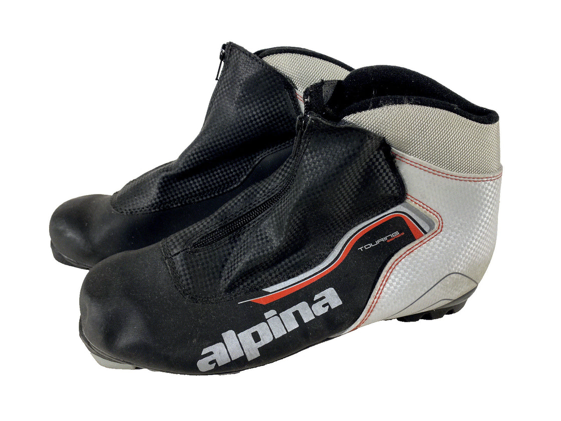 Alpina T8 Touring Nordic Cross Country Ski Boots Size EU44 US10.5 NNN 527