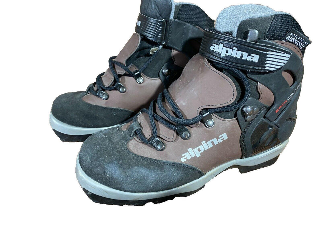 Alpina Back Country Touring Nordic Cross Country Ski Boots Size EU37 for NNN BC