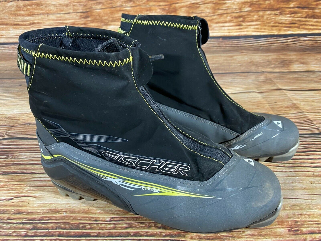 FISCHER XC Classic Cross Country Ski Boots Size EU42 US9 NNN bindings