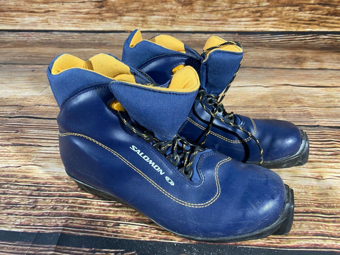 SALOMON Nordic Cross Country Ski Boots Size EU40 US7 SNS profil