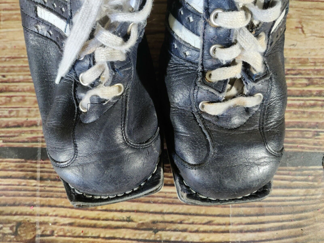 JETTE Vintage Cross Country Ski Boots Kandahar Old Cable Binding EU42 US8 KL41