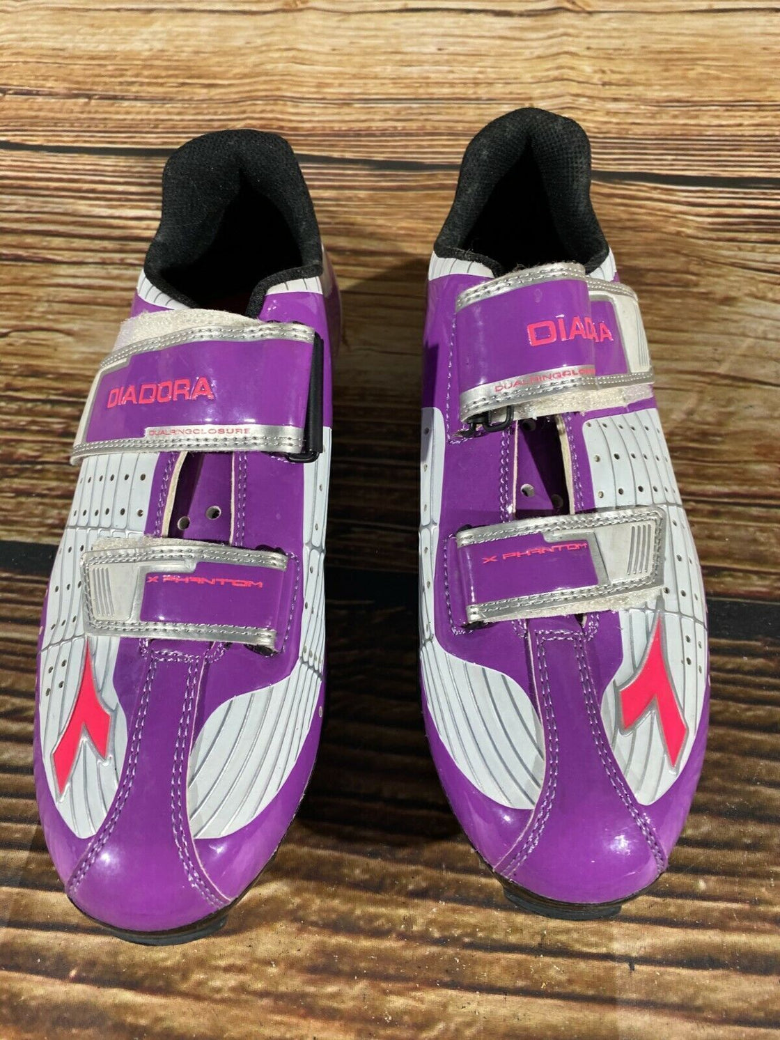 DIADORA Cycling Shoes MTB Mountain Biking Boots Ladies Size EU39 With SPD Cleats
