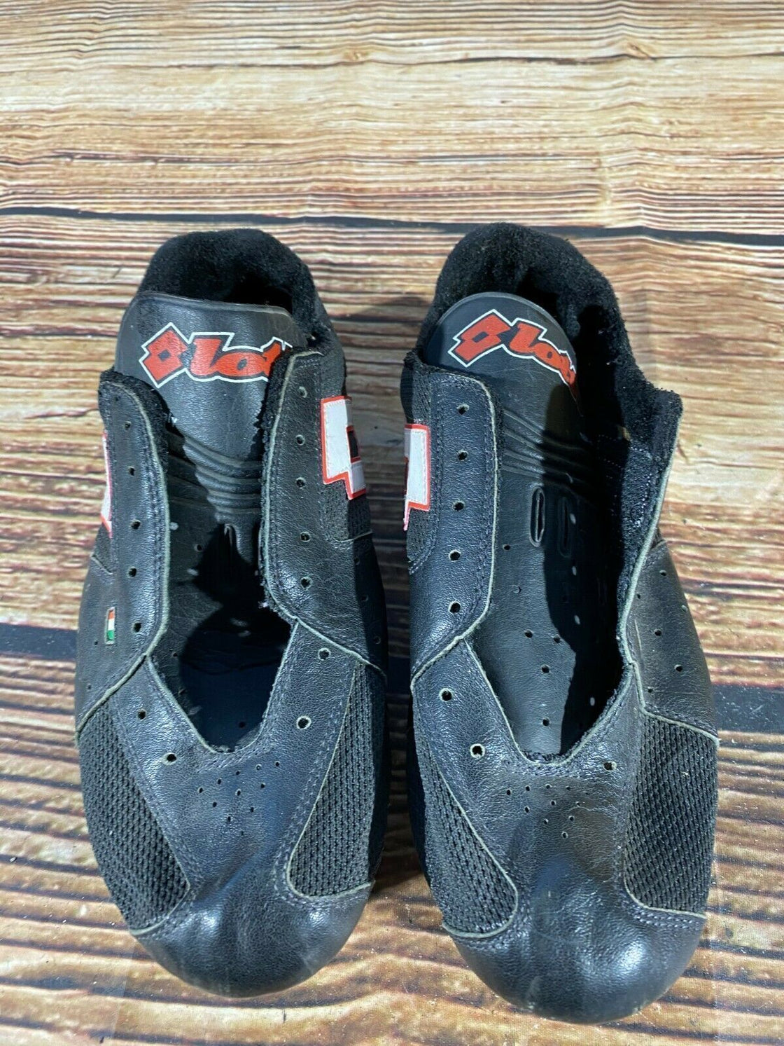 LOTTO San Remo Vintage Road Cycling Shoes Leather Retro Inersole 25.5 EU40 US7.5